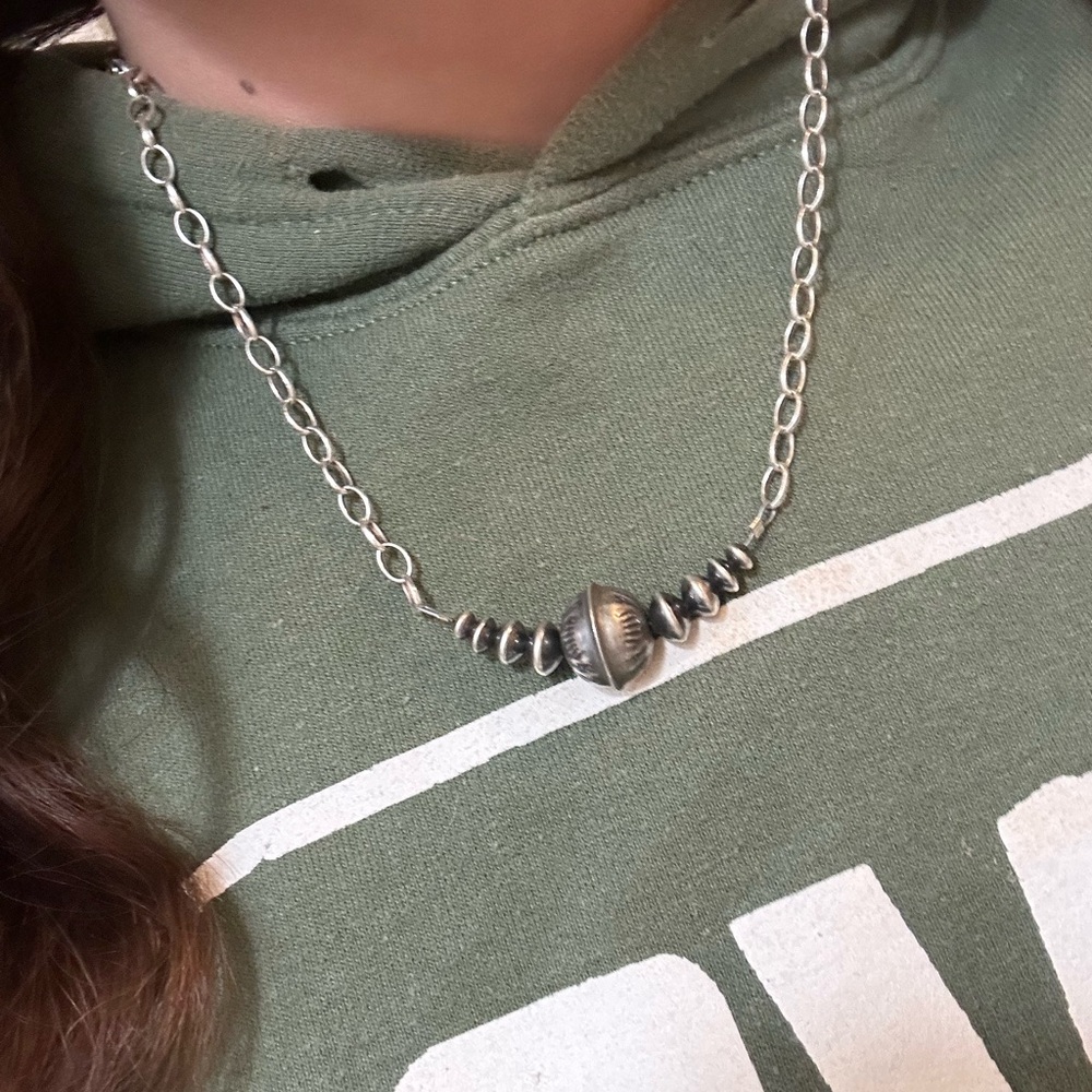 Navajo pearl Bar necklace
